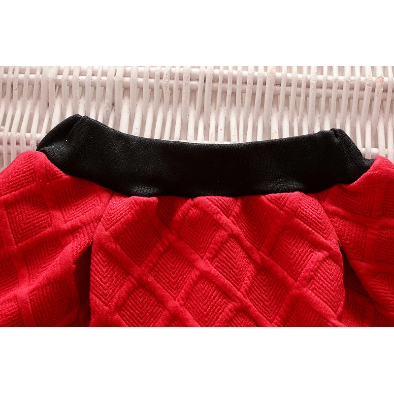 Детские комплекты зимняя одежда рубашка и юбка хлопковый плотный брендовый