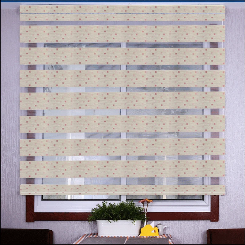 Бесплатная доставка Популярные жалюзи Зебра и закатать оконные оттенки|rolling window