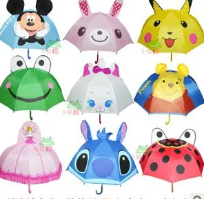 

24 pcs children's umbrella /Cartoon Umbrellas/Long handle umbrellas
