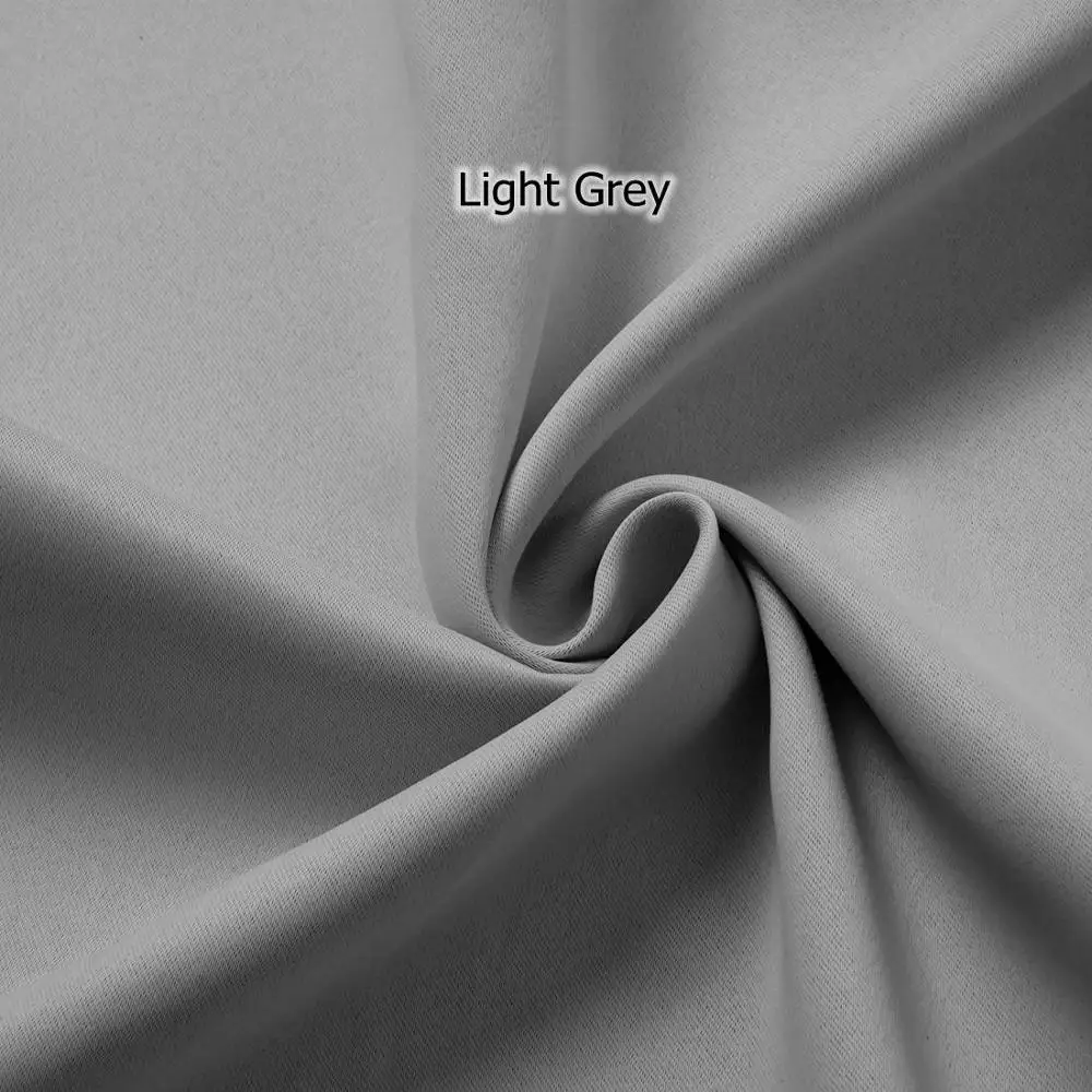 Light Grey Теплоизолированные затемненные шторы для гостиной, обработанные окна, занавески для спальни, мягкие затемненные занавески для детской комнаты - Цвет: Light Grey