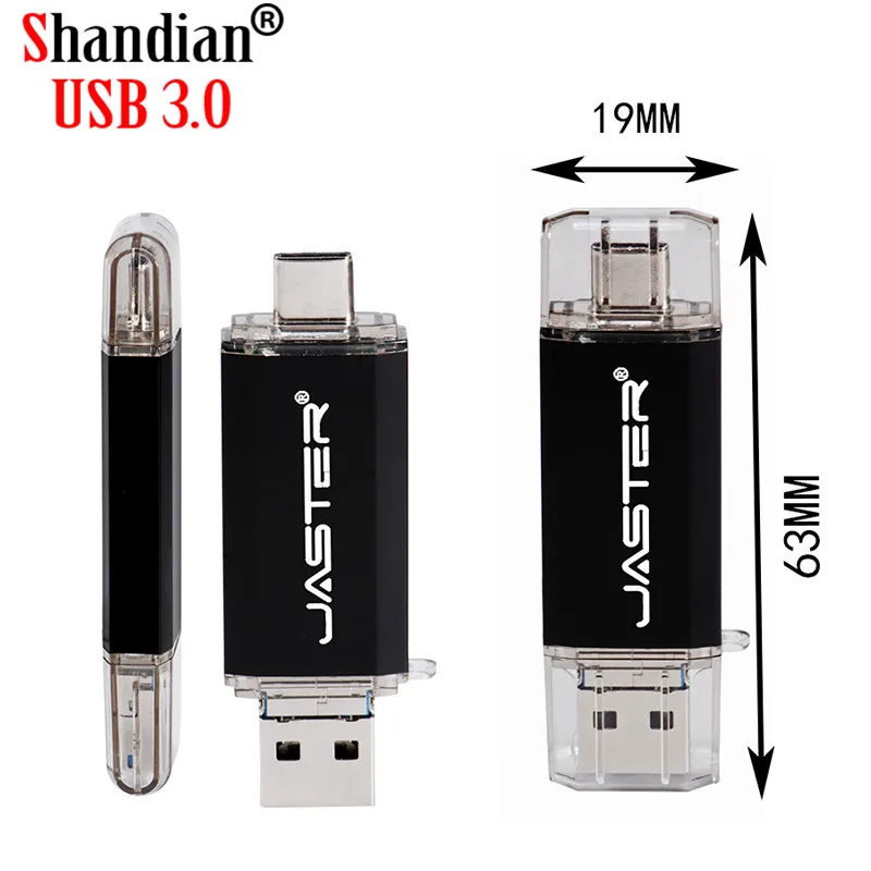 SHANDIAN USB 3,0 type C OTG USB флеш-накопитель Usb 3,0 Флешка для type-C Mobile/PC 64 ГБ 32 ГБ 16 ГБ высокоскоростная микро USB флешка