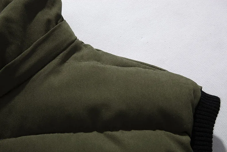 Мужская парка 4XL-8XL, жилет с капюшоном, зима-осень, новая Толстая Теплая Повседневная ветровка, мешковатая стеганая верхняя одежда, жилет, куртка без рукавов