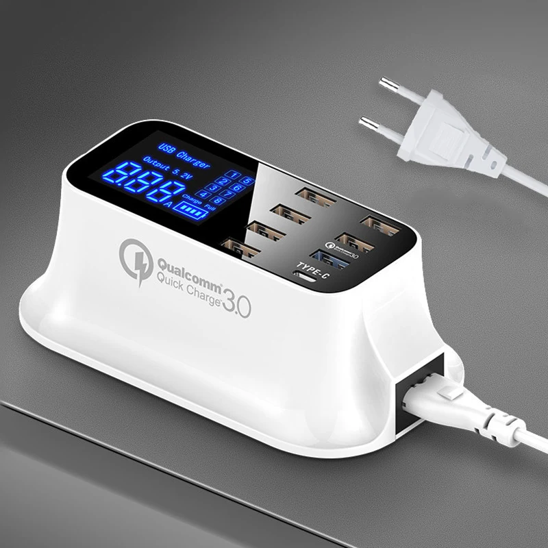 Быстрая зарядка 3 0 Smart USB кабель Type C с функцией быстрой зарядки адаптер питания