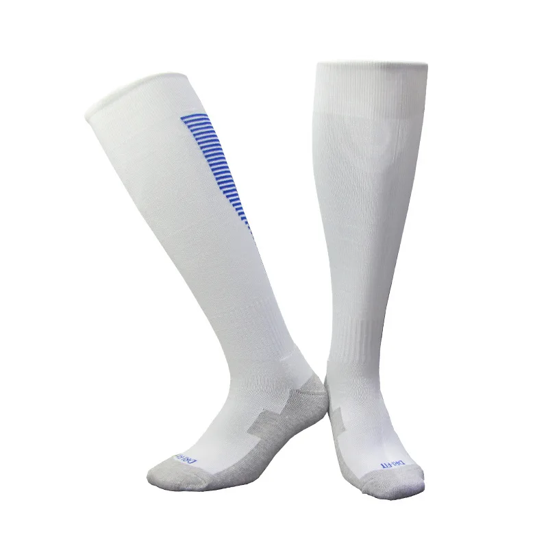 White blue stripes 5 пар/лот, весенне-осенние спортивные носки для мужчин, носки для футбола, женские носки, женские носки для баскетбола, дышащие, для весны и осени, HEQ550 - Цвет: White blue stripes