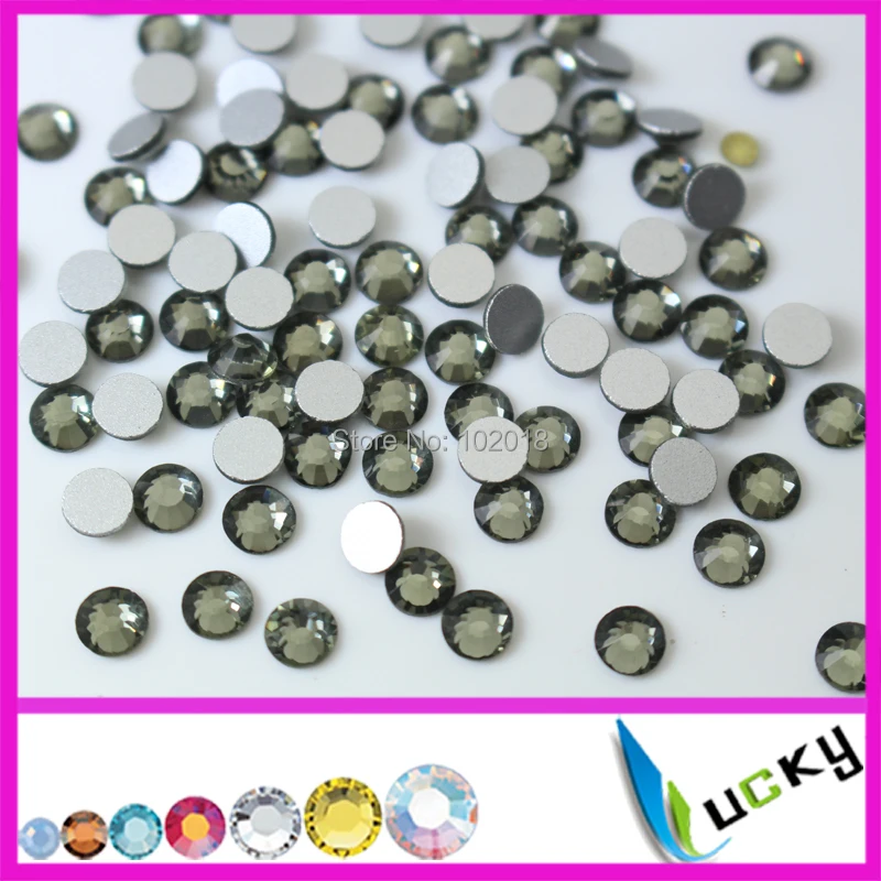 Высококачественный кристалл для ногтевого дизайна черный Алмазный цвет с