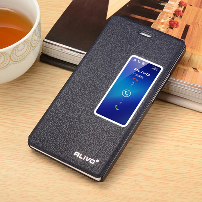 Чехол ALIVO из искусственной кожи для huawei P7 деловая серия искусственная кожа +
