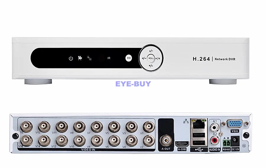 720P 960H AHD Home security hybrid cctv DVR NVR recorder h.264 network 16CH HDMI 1080P for camera video surveillance dvr system |