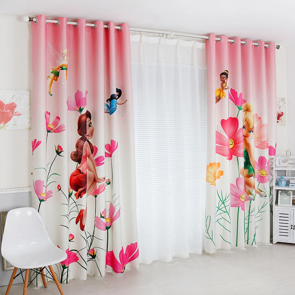 Сшитые На Заказ 2x оконные драпированные занавески для детской комнаты детская