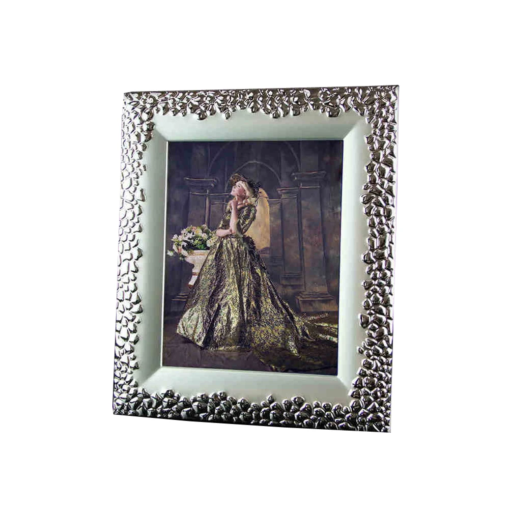 

10 Inch Sliver Metal Photo Picture Frames , Metal Picture Holders Ideal For Home Decor, Gifts MPF050