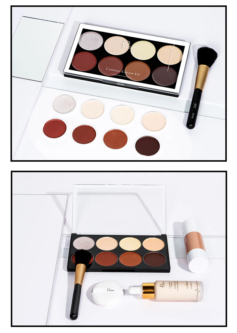 Профессиональный бронзатор Маркер макияж палитра Shimmer матовый Цвет корректор