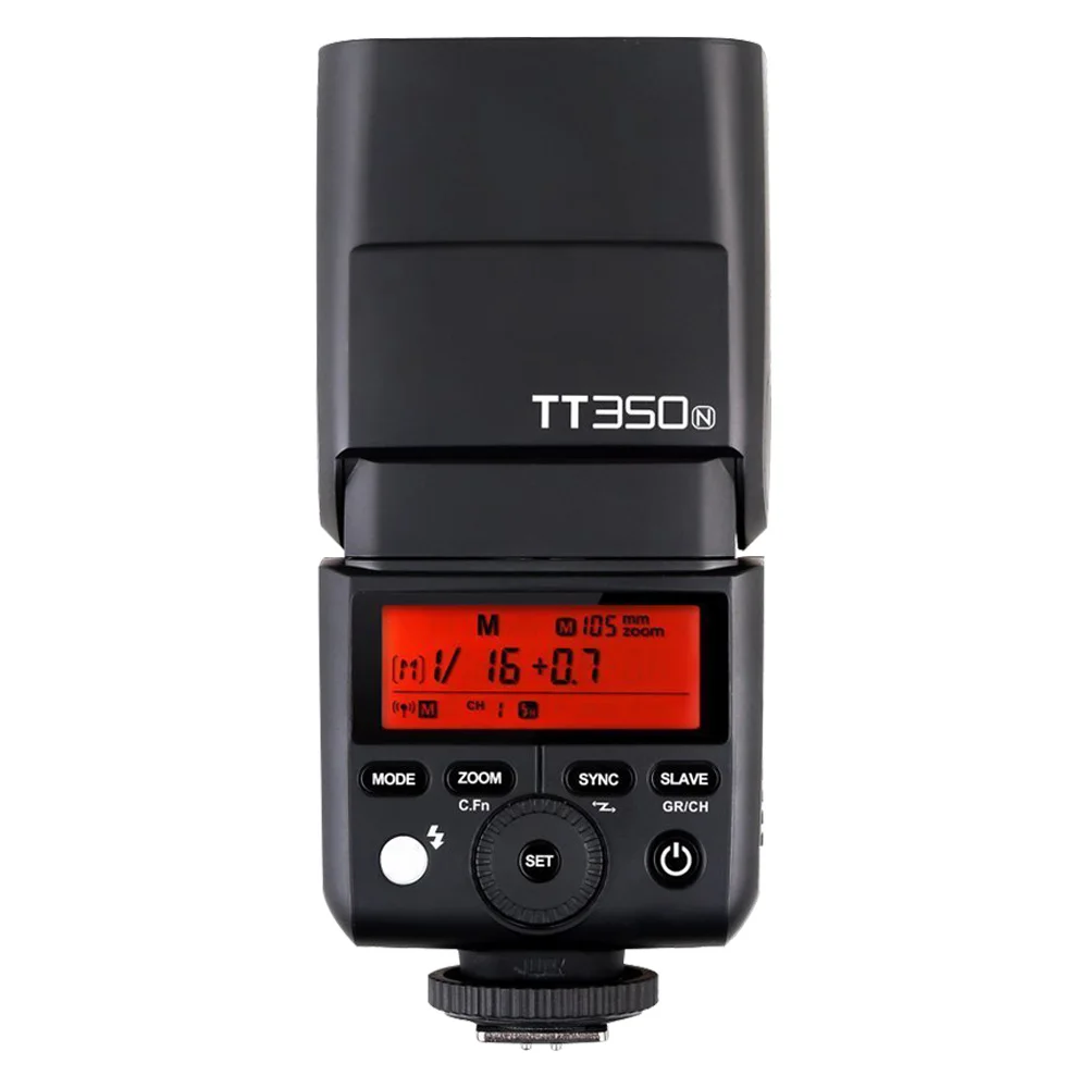 Godox Мини Вспышка TT350 вспышка камеры 2,4G HSS 1/8000 s ttl HSS GN36 для Canon Nikon sony Olympus Panasonic Fujifilm+ подарки - Цвет: For NIKON