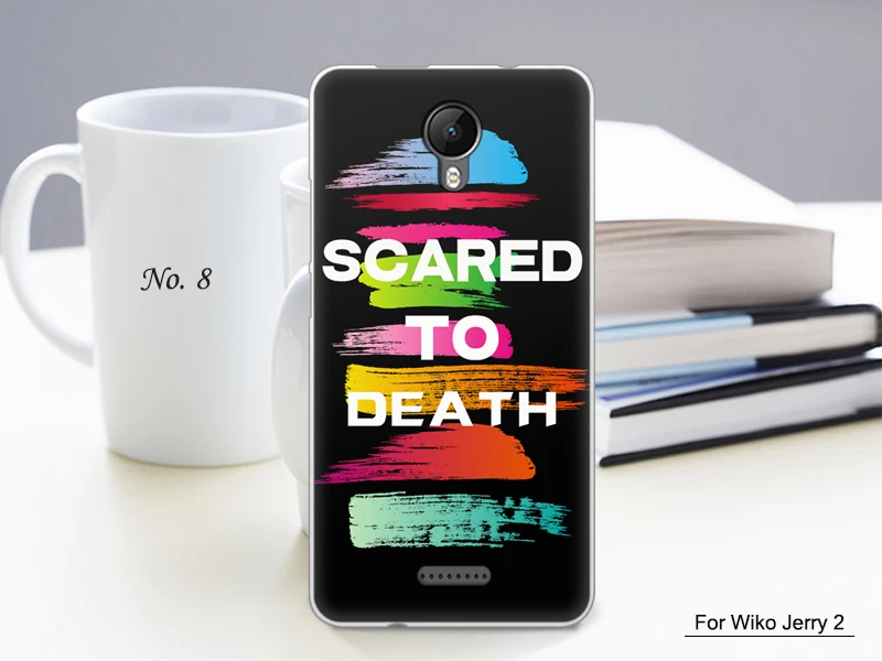 JURCHEN чехол для телефона с мультяшным принтом для Funda Wiko Jerry 2 Чехол, Мягкая силиконовая задняя крышка из ТПУ для Wiko Jerry 2 Jerry2 II чехол-накладка