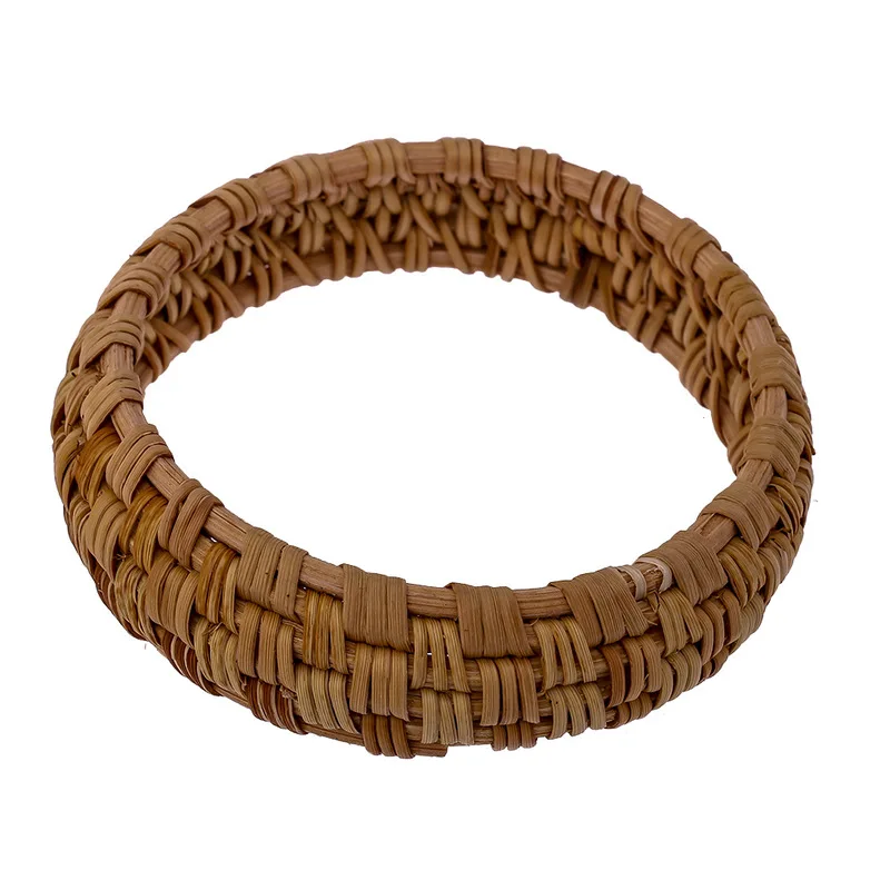 GZBEIYANG New handmade Vietnamese bamboo and rattan green bracelets jewelry personality ethnic women's bangle gifts | Украшения и