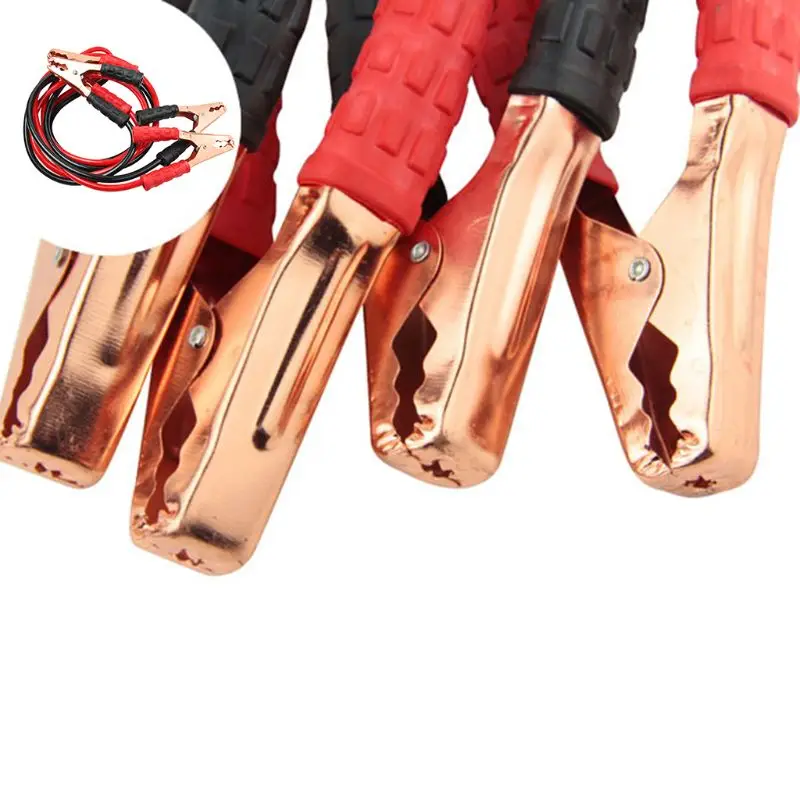 Сверхмощные 500А 2 м Автомобильные Аккумуляторные кабели Джампер кабель для