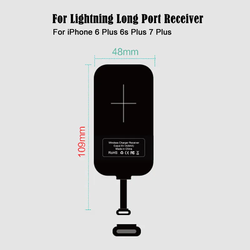 Nillkin Волшебные метки QI беспроводной зарядный приемник Micro USB/type C адаптер для iPhone 5S, SE 6 6 S 7 Plus для samsung S6 S7 Edge