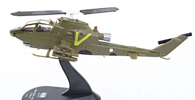 AMER 1/72 масштаб Израиль 1998 колокол AH-1S Кобра вертолет литой под давлением металлический армейский самолет модель игрушка для коллекции/подарок