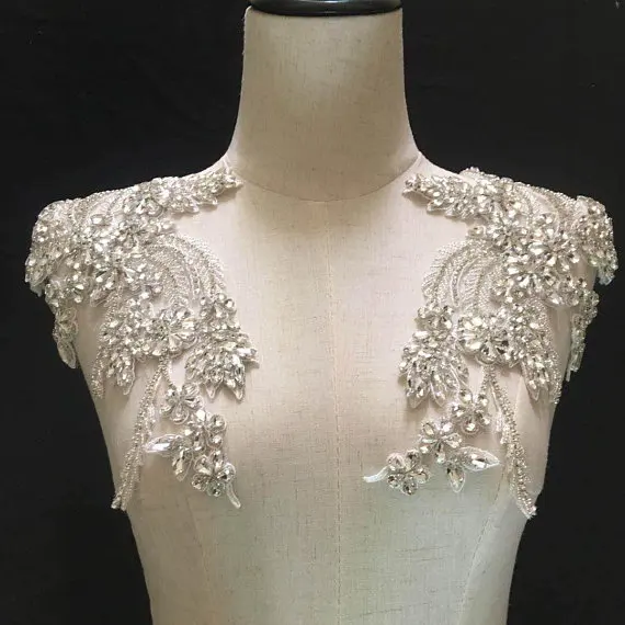 Новинка 2020 года: роскошные свадебные Стразы высокого качества с аппликацией