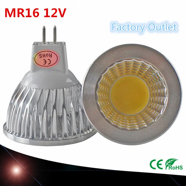 Новая мощная светодиодная лампа MR16 GU5.3 shock 3 Вт 5 7 Диммируемый прожектор с теплым и