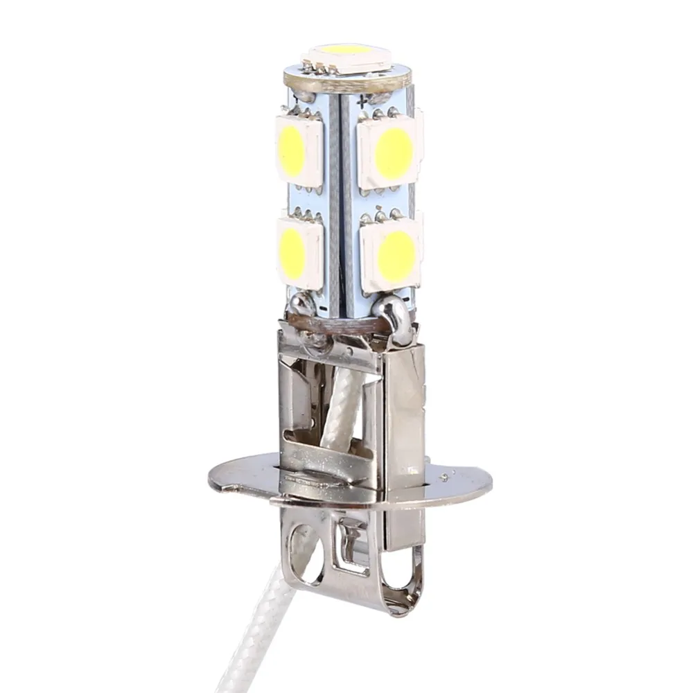 2 шт. H3 светодиодный противотуманные фонари 5050 белый 9 SMD СВЕТОДИОДНЫЙ DC12V Авто ясно Противотуманные фары дальнего света Лампа повышенной яркости