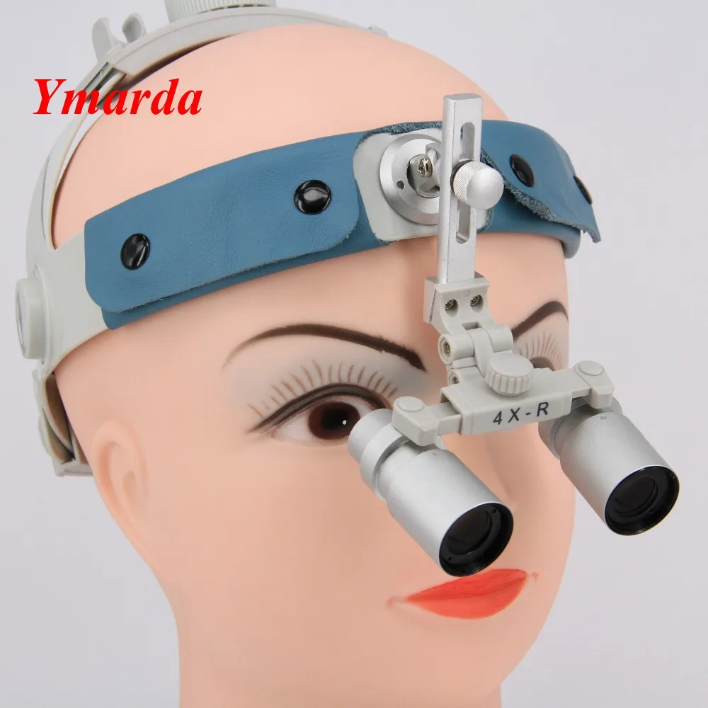 Free Shipping Wholesale Binocular CH4.0x Headband Surgical Dental Loupes Packed in metal case | Инструменты