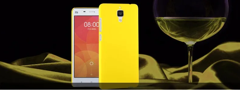 Матовый пластиковый чехол для Xiao mi 4 чехол для Xiao mi 4 mi 4 Lte чехол-лента на заднюю панель