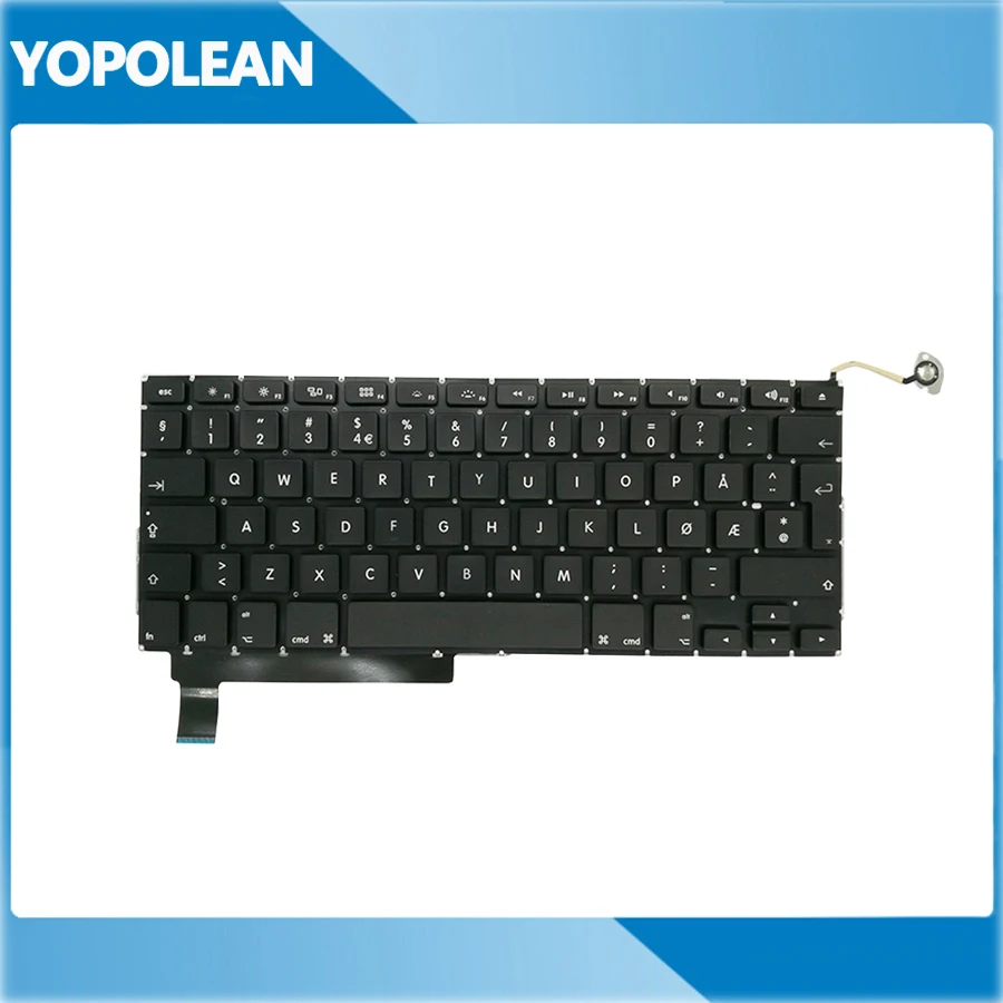 

5 шт./лот новая норвежская Клавиатура для Macbook Pro 15 "Unibody A1286 2009 2010 2011 2012
