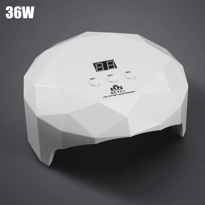Светодиодная УФ лампа для сушки ногтей 36 Вт всех типов геля 60s/120s таймер USB разъем