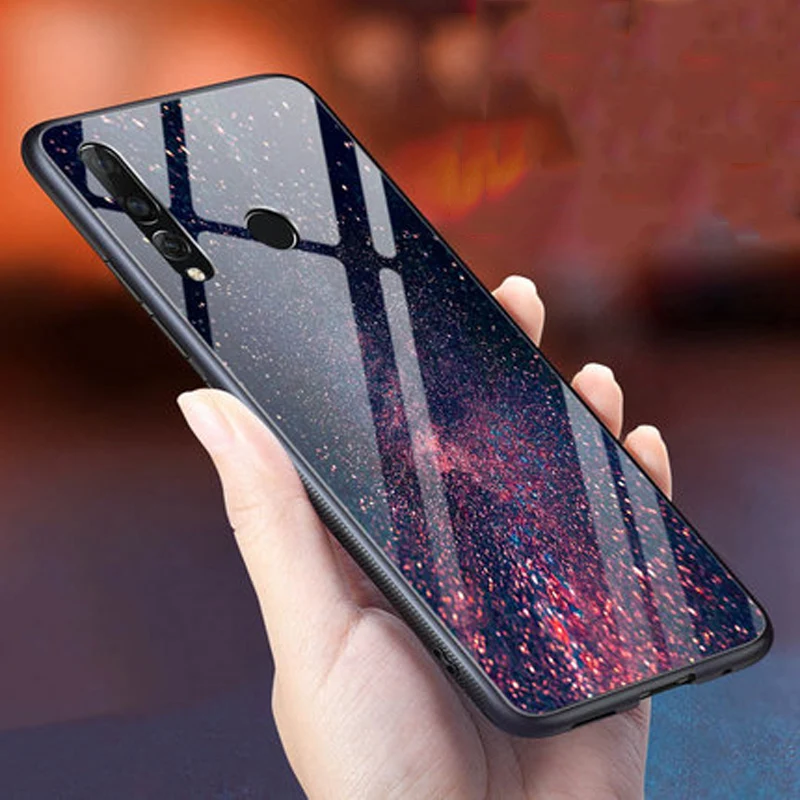 Чехол для Huawei Nova 4, чехол из закаленного стекла и чехол с мягкими краями 6,4 дюйма для Huawei Nova4, чехол для Huawei Nova A4, VCE-AL00 A4, чехлы для телефонов, обо... (art.: 7aca7214a) - 7aca7214a