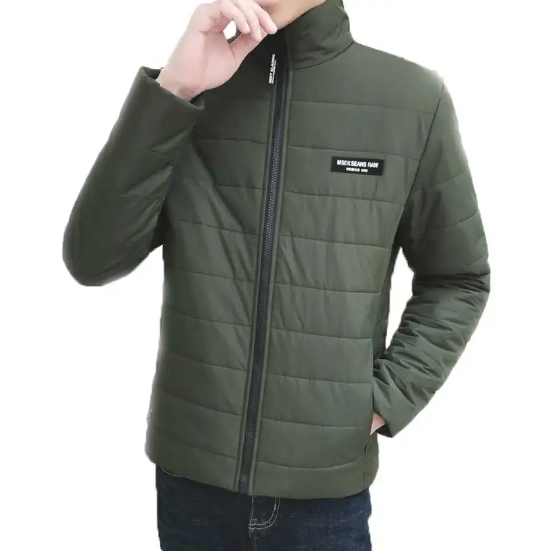 LEFT ROM 2018 fashion men Thin body comfortable Long sleeve Woolen cloth coat/male leisure Stand collar long coat | Мужская одежда