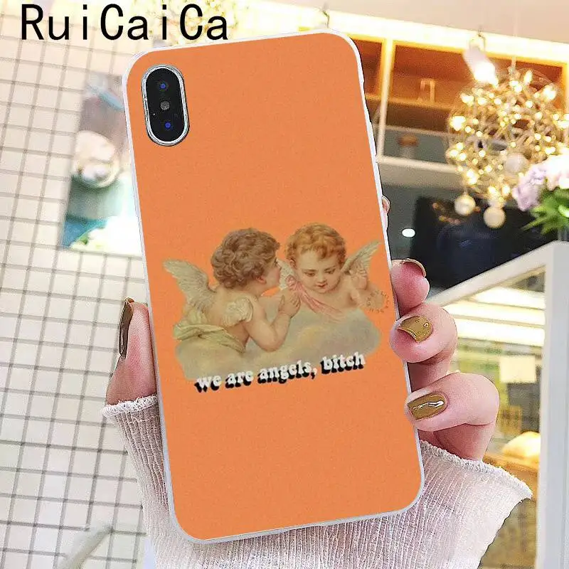 Ruicaica Renaissance angels Новинка Fundas Мягкий силиконовый чехол для телефона iPhone 8 7 6 6S Plus X XS