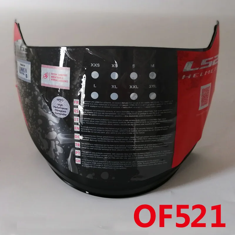 Оригинальный LS2 OF521 винтажный мотоциклетный шлем Объектив Замена солнцезащитный