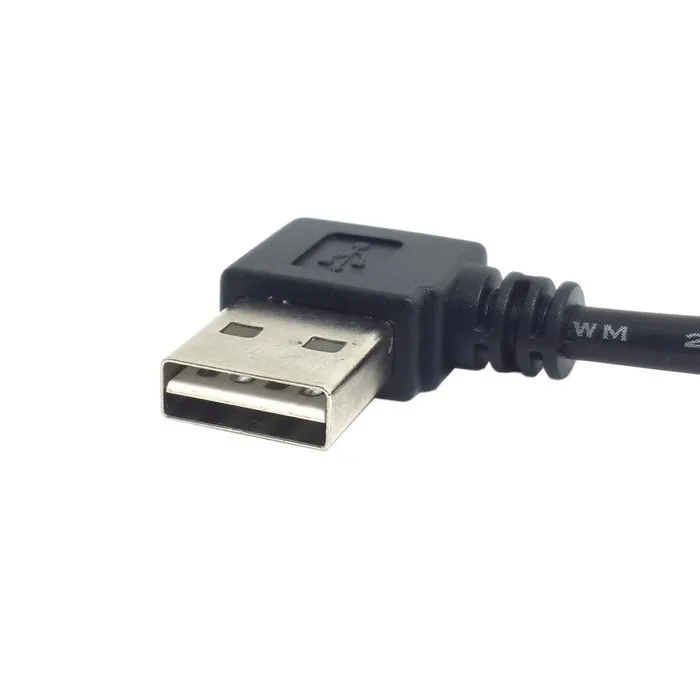 100 шт. Реверсивный левый и правый угловой 90 градусов USB 2 0 штекер на Micro 5-контактный