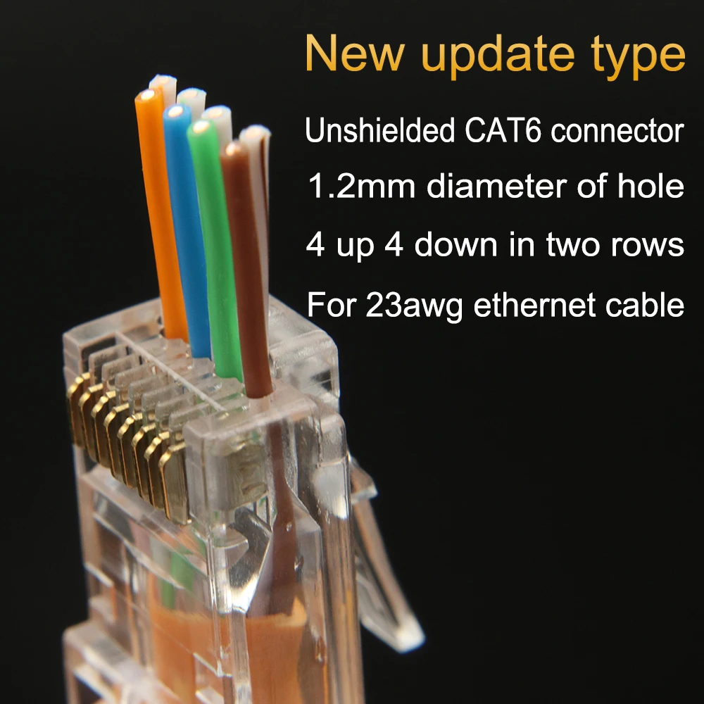 Разъем xintylink rj45 cat6 разъем кабеля ethernet cat5e rg45 сеть utp RG RJ 45 cat 6 неэкранированный cat5