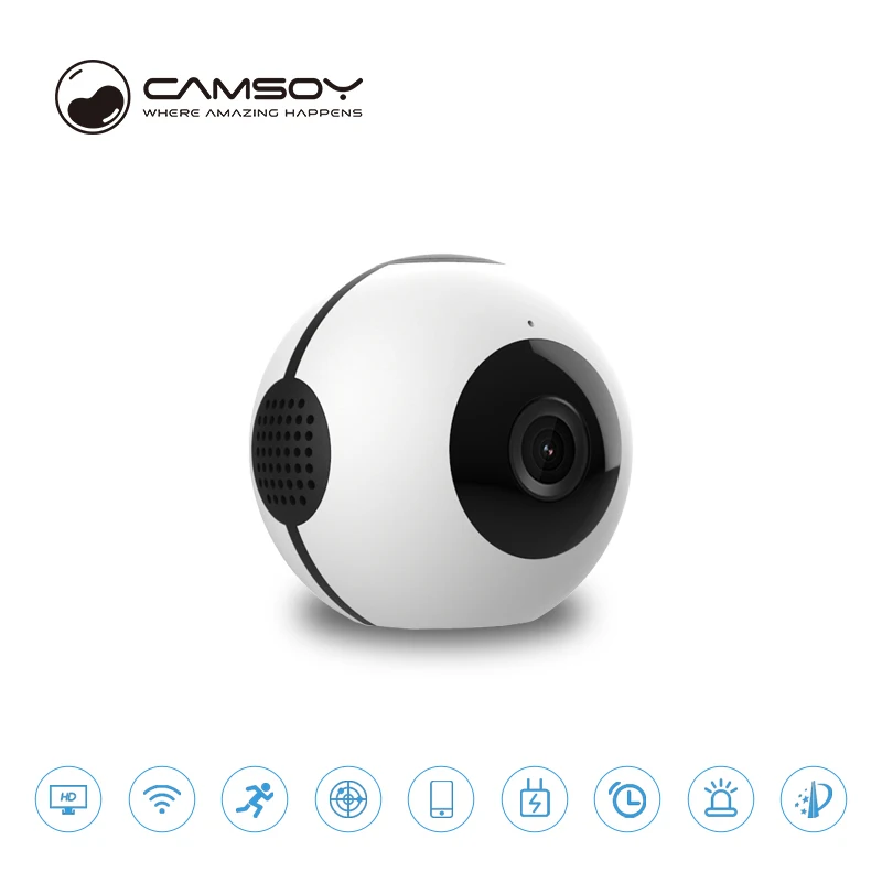 2018 новейший мини-камера C8 WI-FI AP P2P подключение к мобильному телефону 140 градусов