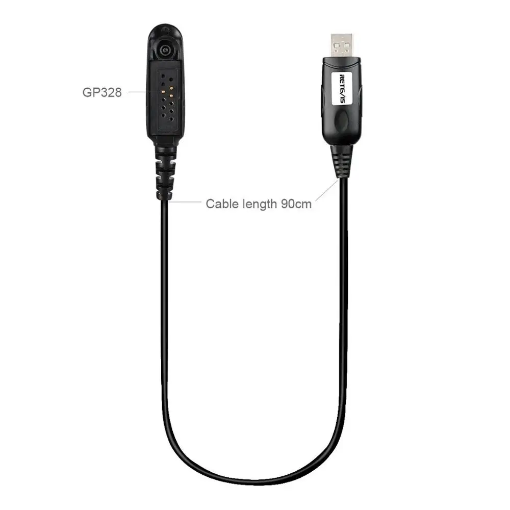 RETEVIS PC328 Multi-pin USB Programming Cable For Motorola Walkie Talkie GP328 GP338 GP340 GM300 GP380 For Motorola Radio