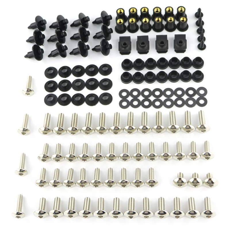 Fit For Honda CB1000R CB300R CB125R 150R CB300F CB500X/F Motorcycle Full Fairing Bolts Kit Bodywork Screws Clips Nuts Steel