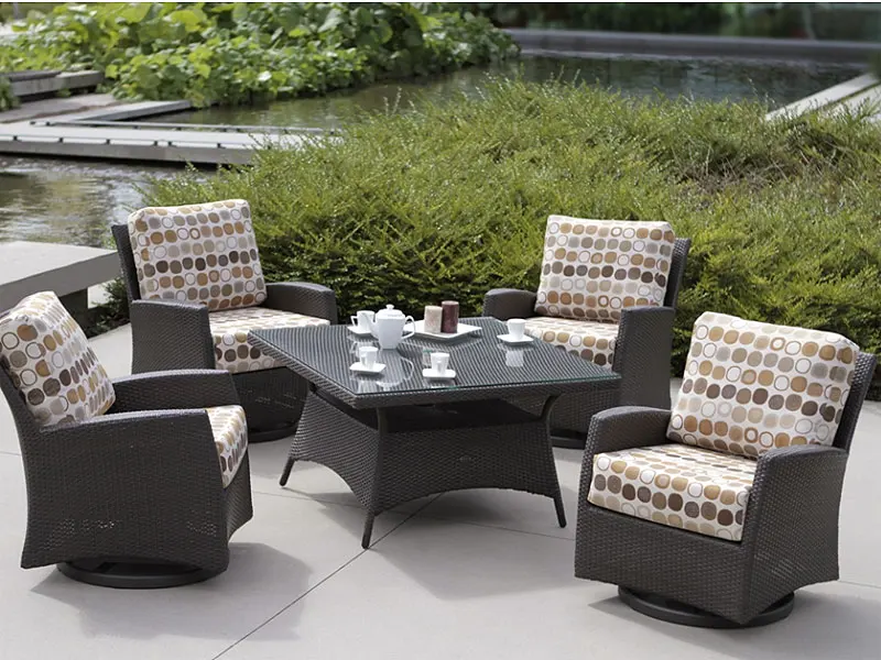 Новый стиль ручной работы из синтетического ротанга королевский дизайн