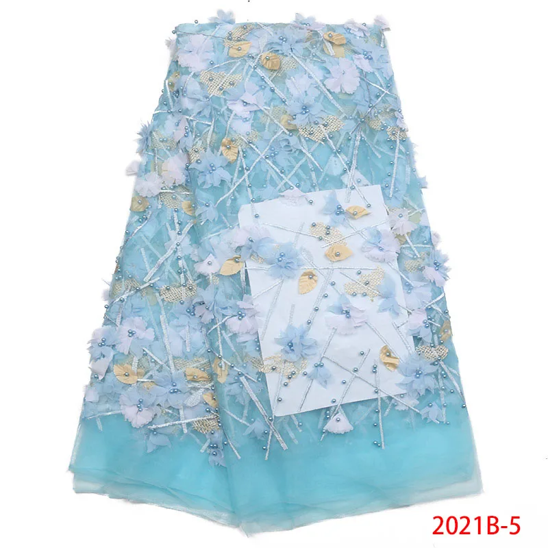 Высокое качество Африканский тюль кружевная ткань с бисером 2018 Последние