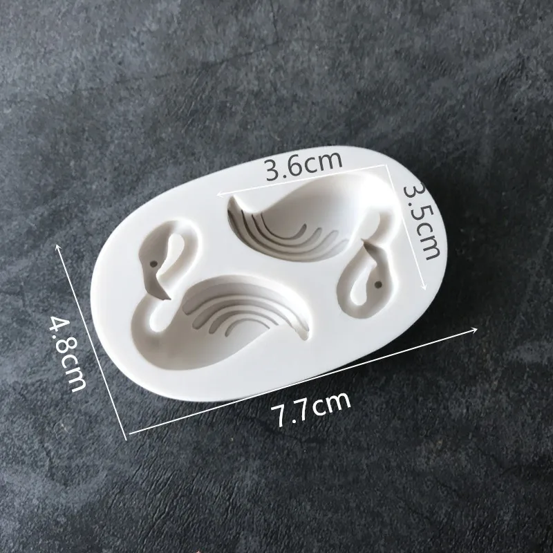 Flamingos Shape Cake Mold Chocolate for The Kitchen Baking Tools DIY Sugar Craft Decoration Tool | Дом и сад