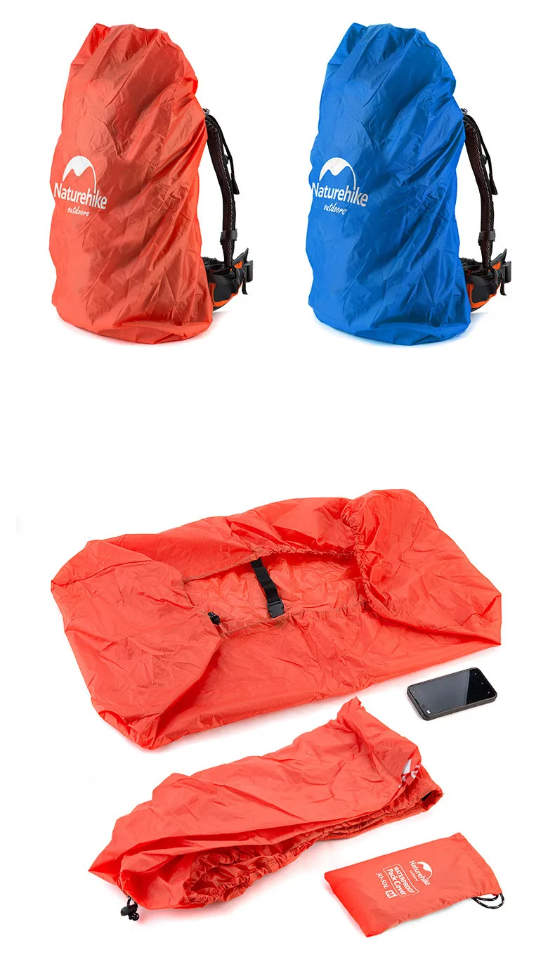 NatureHike NH15Y001-Z 20L-75L водонепроницаемый рюкзак дождевик Сумка дождевик пылезащитный чехол для кемпинга пешего туризма охоты