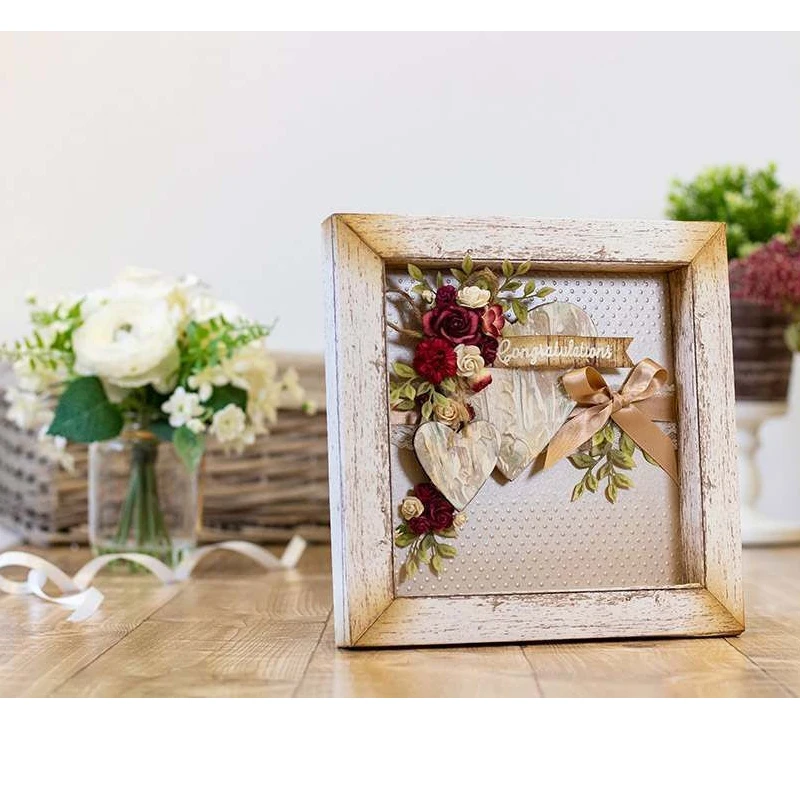 4 Size Shadow Boxes Borders Metal Cutting Dies For DIY Scrarpbooking Embossing Paper Cards Making Decorative Crafts New Die