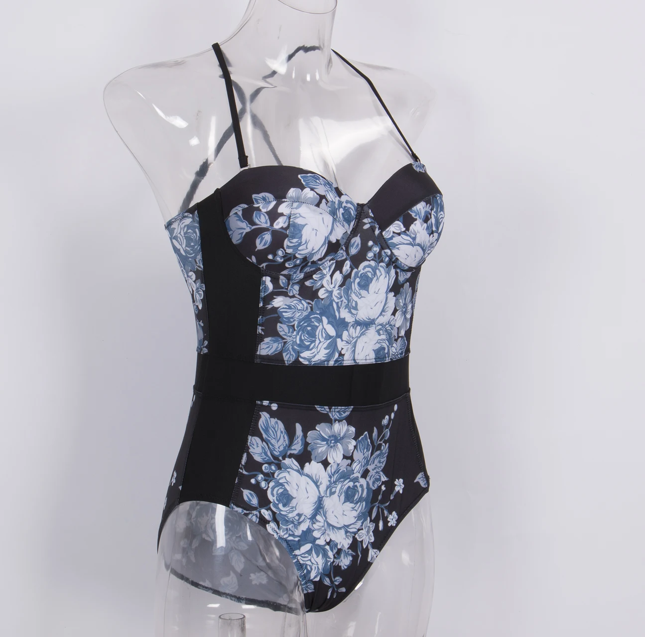 Женский цветочный купальник пуш ап с высокой талией|clothing woman|clothing swimmingclothing swimwear |