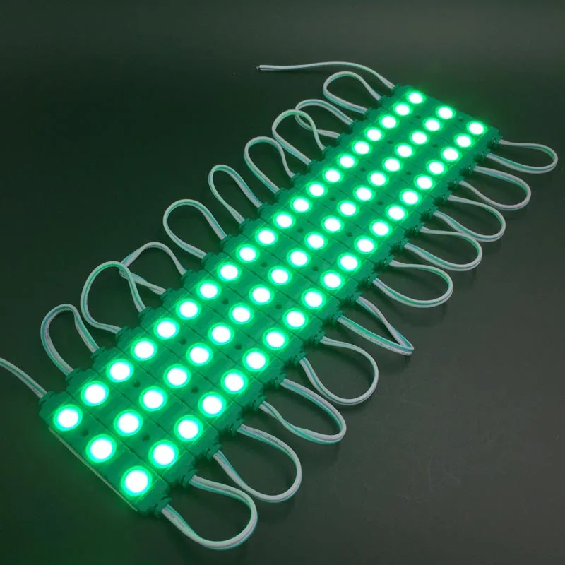50 шт. Водонепроницаемый IP65 SMD2835 3 светодиодный s модуль DC12V подсветка освещение