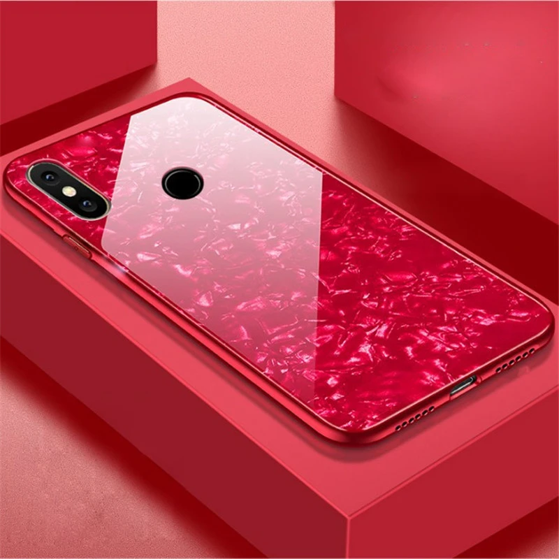 Чехол для Xiaomi Mi 8 6X A2 Xiomi Redmi 5 Plus Note Pro задняя крышка из закаленного стекла