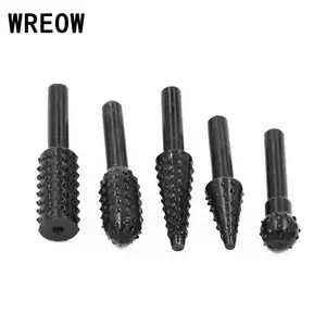 Вращающаяся Центральная Шлифовальная головка, 5 шт., рельефная вращающаяся Шлифовальная головка для дерева, хвостовик, Вращающийся набор инструментов