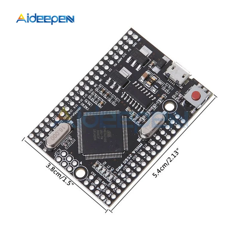 Arduino Mega 2560 DIY Kit - Mini 5V MEGA 2560 PRO Embed CH340G/ATMEGA2560-16AU Chip with Male Pinheaders image 3