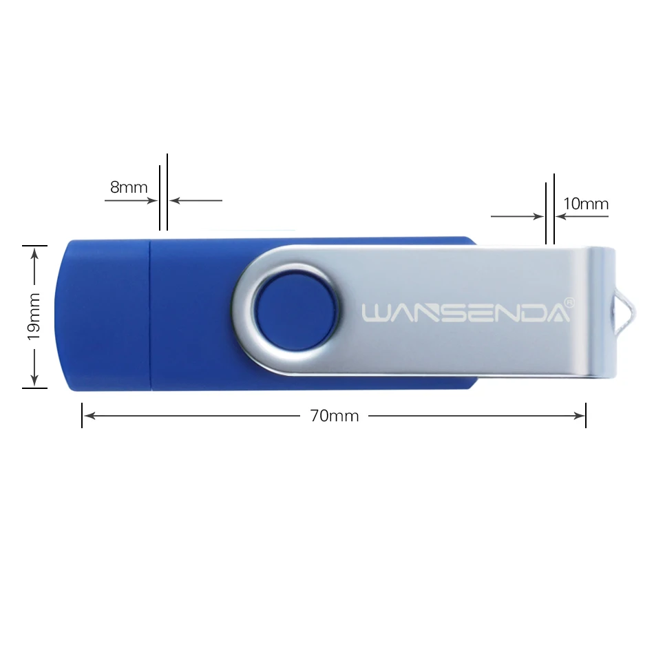 WANSENDA металлический usb флеш накопитель 8 ГБ 16 32 64 128 256 ГБ|USB флэш-накопители| |