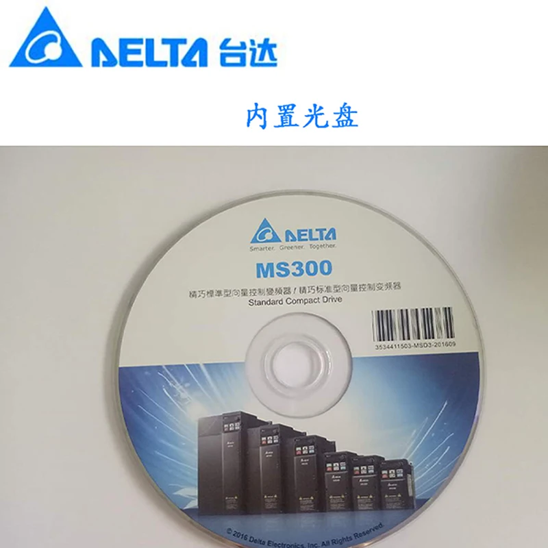Original Delta inverter 750W MS-300 series Single phase VFD4A8MS21ANSAA built-in PLC brake unit | Инструменты