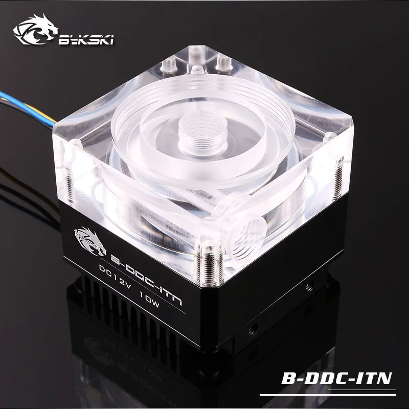 Bykski B-DDC-ITN-COV DDC Pump Armor Heatsink Armor TOP Acrylic Cover For 3.2 Pump High Performance Silent Armor Water Cooling