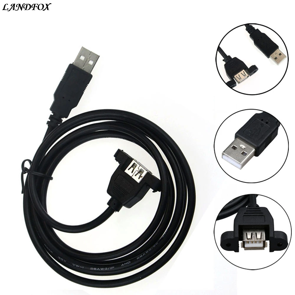 2016 Новый и высококачественный USB 2 0 A Женский к мужскому удлинителю свинцовый